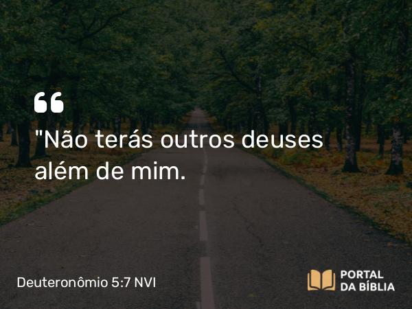 Deuteronômio 5:7-8 NVI - 