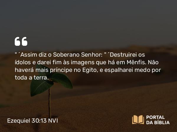 Ezequiel 30:13-16 NVI - 