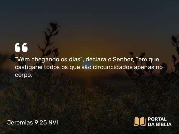 Jeremias 9:25-26 NVI - 