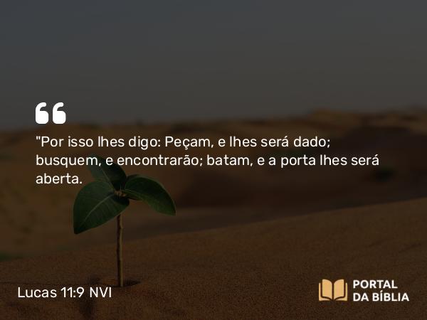 Lucas 11:9-10 NVI - 