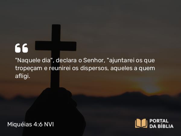 Miquéias 4:6 NVI - 