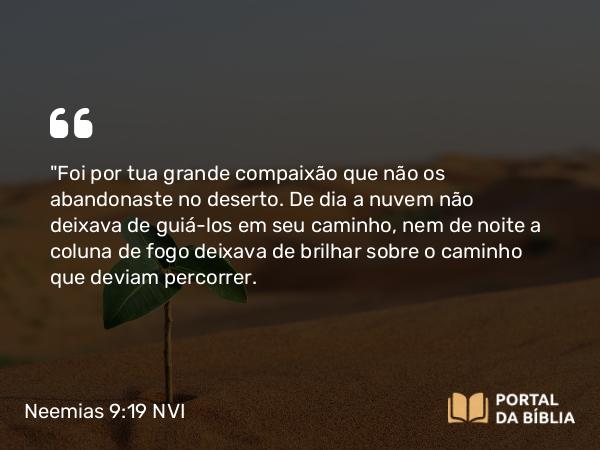 Neemias 9:19 NVI - 