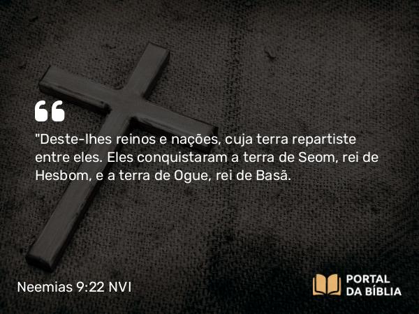 Neemias 9:22 NVI - 