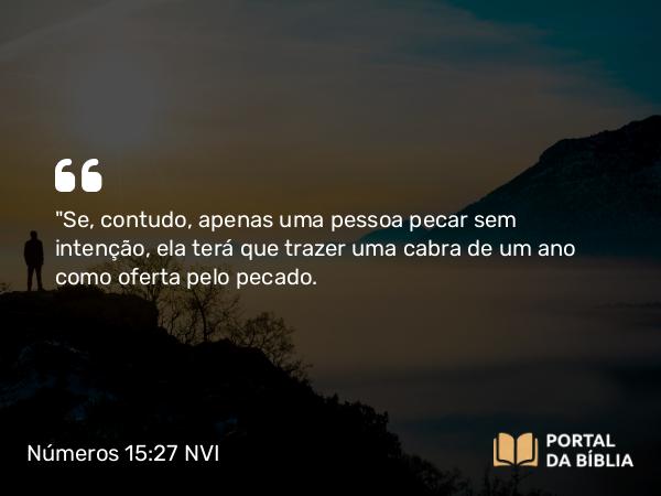 Números 15:27-28 NVI - 