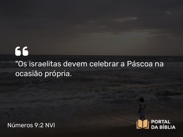 Números 9:2-6 NVI - 