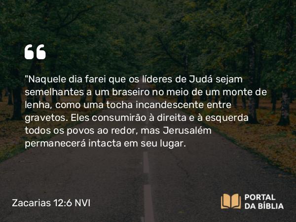 Zacarias 12:6 NVI - 